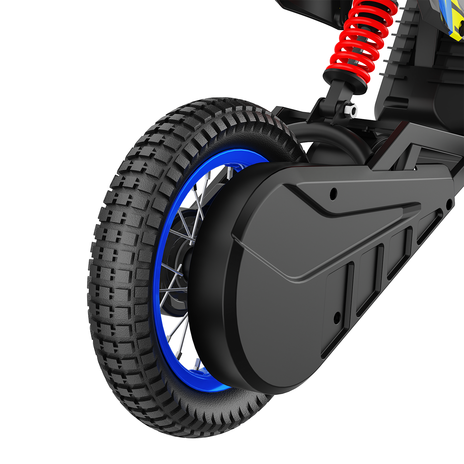 Kids electric dirt bike with a 700W peak motor for powerful acceleration and hill climbing.